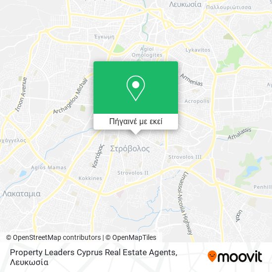 Property Leaders Cyprus Real Estate Agents χάρτης