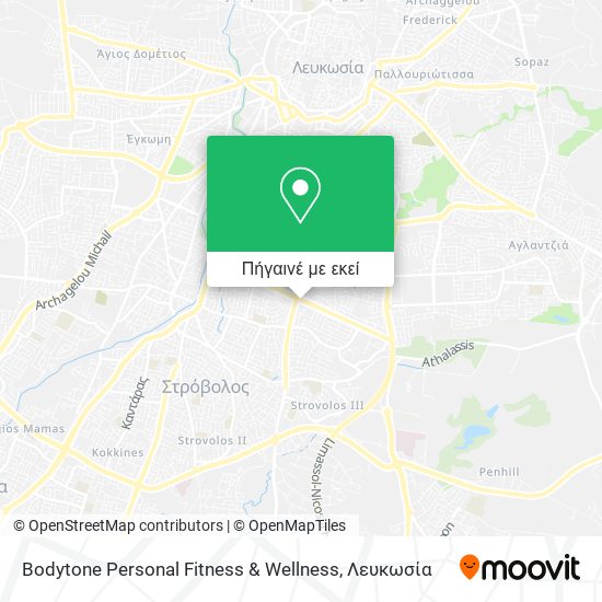 Bodytone Personal Fitness & Wellness χάρτης
