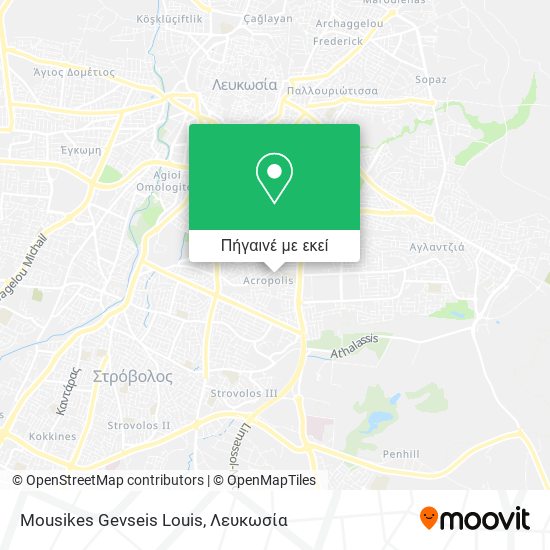 Mousikes Gevseis Louis χάρτης