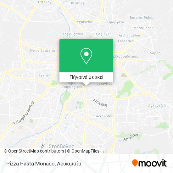 Pizza Pasta Monaco χάρτης