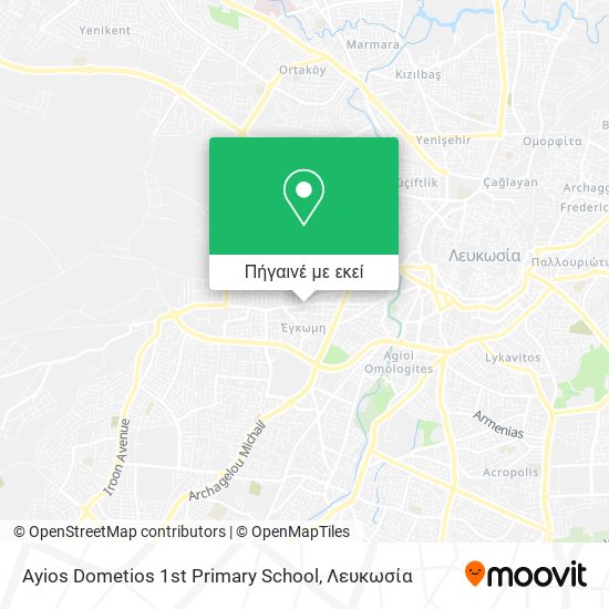 Ayios Dometios 1st Primary School χάρτης
