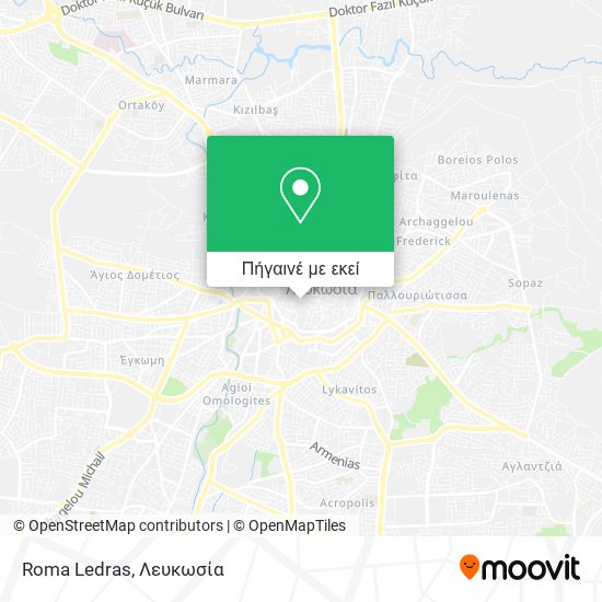 Roma Ledras χάρτης