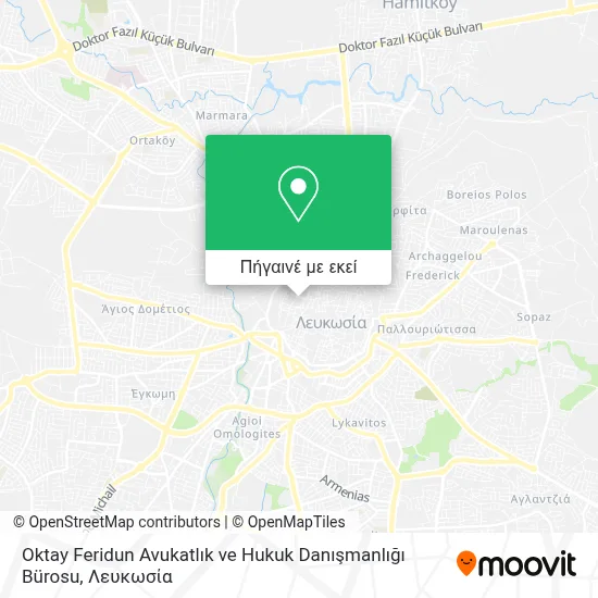 Oktay Feridun Avukatlık ve Hukuk Danışmanlığı Bürosu χάρτης