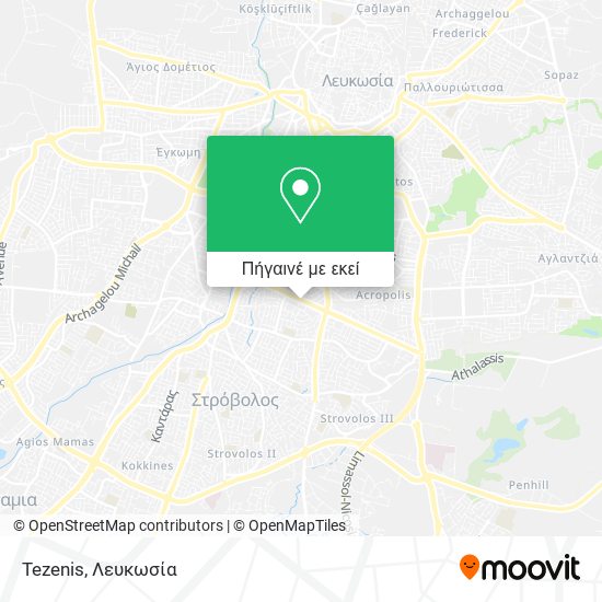 Tezenis χάρτης