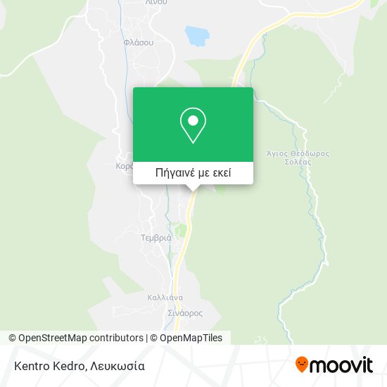 Kentro Kedro χάρτης
