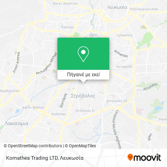 Komathea Trading LTD χάρτης