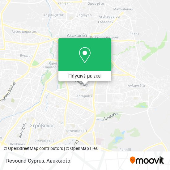 Resound Cyprus χάρτης