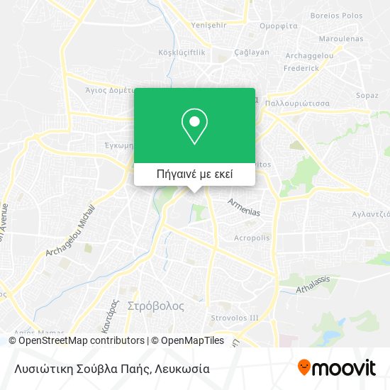 Λυσιώτικη Σούβλα Παής χάρτης