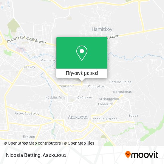 Nicosia Betting χάρτης