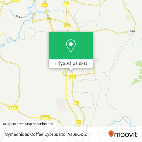 Symeonides Coffee Cyprus Ltd χάρτης