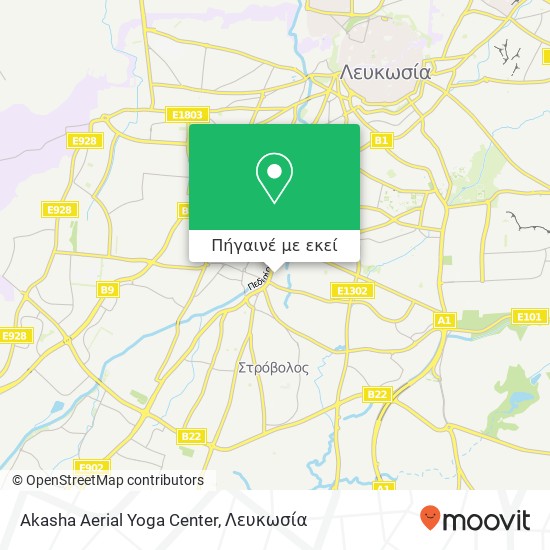 Akasha Aerial Yoga Center χάρτης