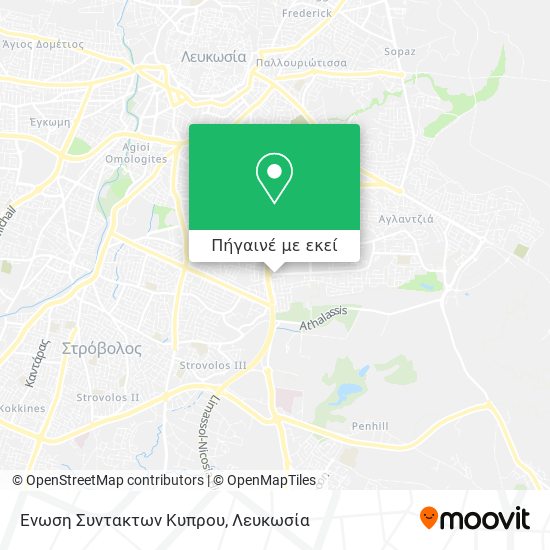 Ενωση Συντακτων Κυπρου χάρτης