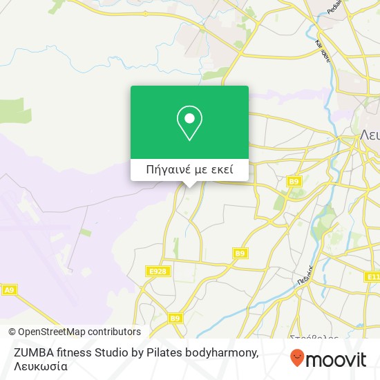 ZUMBA fitness Studio by Pilates bodyharmony χάρτης