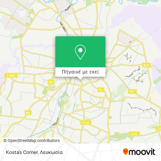 Kosta's Corner χάρτης