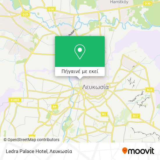 Ledra Palace Hotel χάρτης