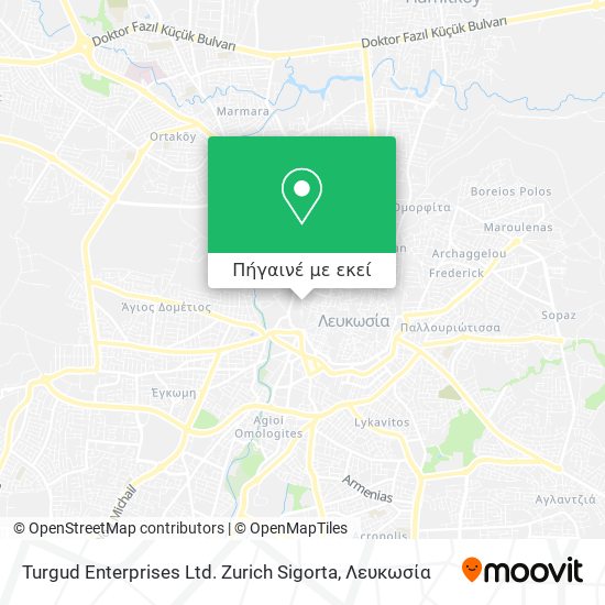 Turgud Enterprises Ltd. Zurich Sigorta χάρτης