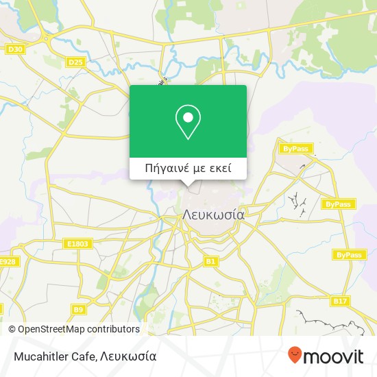 Mucahitler Cafe χάρτης