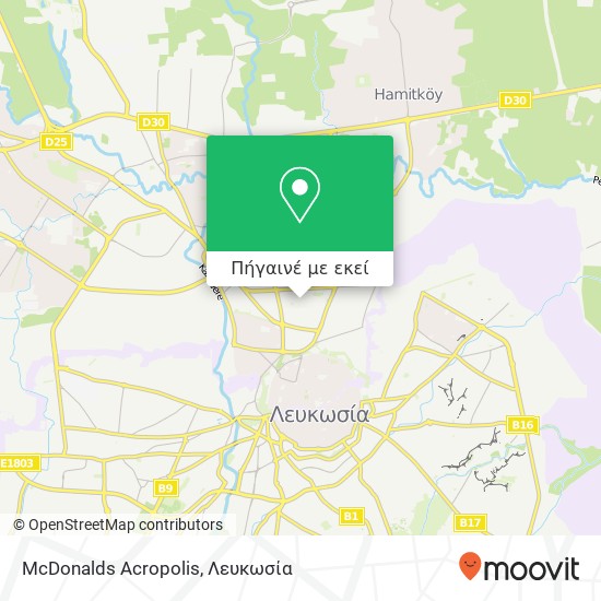 McDonalds Acropolis χάρτης