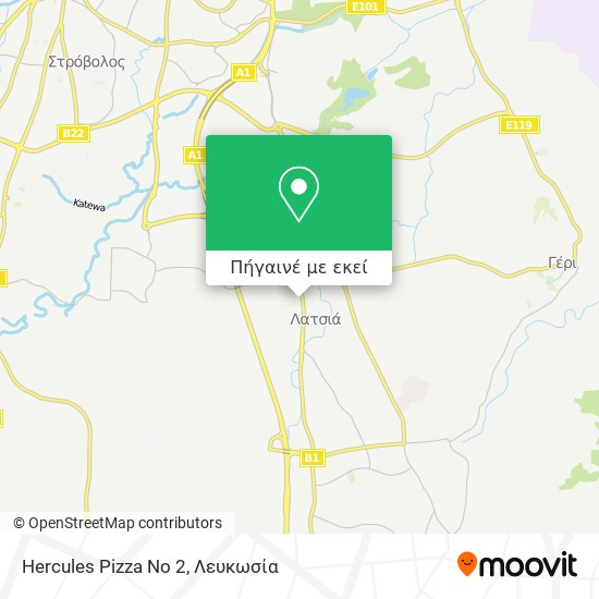 Hercules Pizza No 2 χάρτης