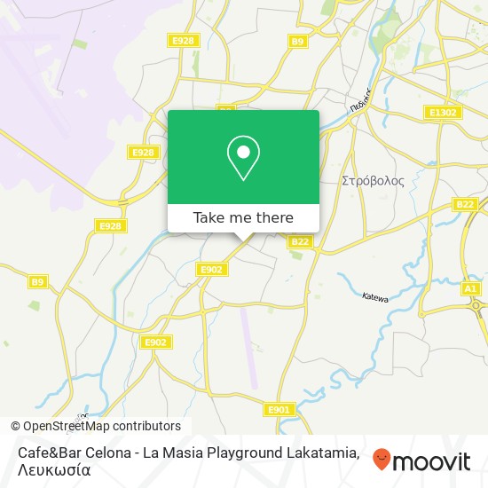 Cafe&Bar Celona - La Masia Playground Lakatamia, Αρχιεπισκόπου Μακαρίου ΙΙΙ Αγια Παρασκευη, Λακαταμεια, 2324 χάρτης
