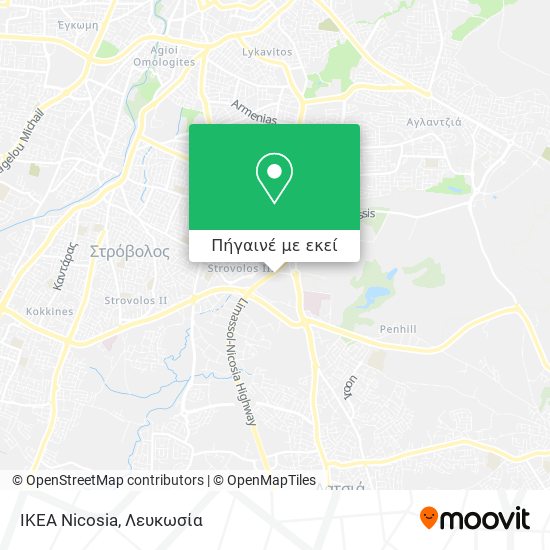 IKEA Nicosia χάρτης