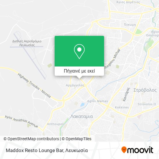 Maddox Resto Lounge Bar χάρτης