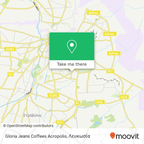 Gloria Jeans Coffees Acropolis, 46 Οδός Στασινου Αγιος Δημητριος, Στροβολος, 2002 χάρτης