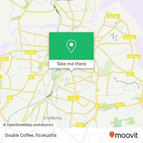 Double Coffee, 36B Οδός Νικης Αγιοι Ομολογητες, Λευκωσια, 1086 χάρτης