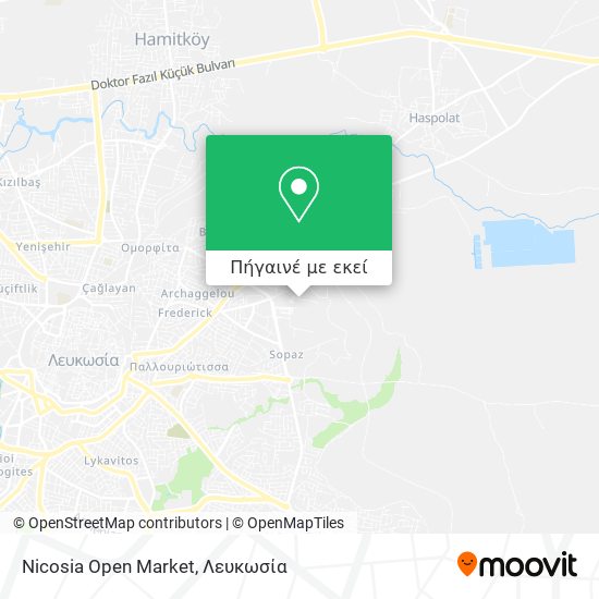 Nicosia Open Market χάρτης
