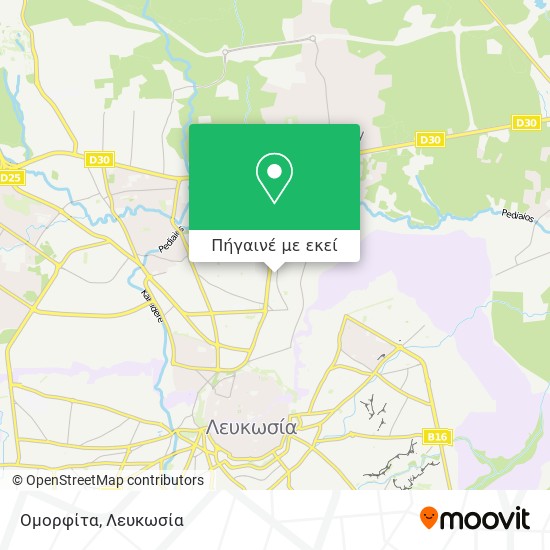 Ομορφίτα χάρτης