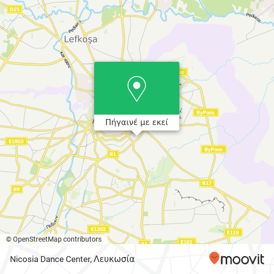 Nicosia Dance Center χάρτης