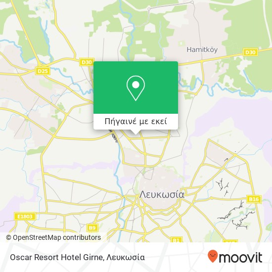 Oscar Resort Hotel Girne χάρτης