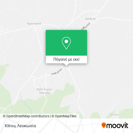 Klírou χάρτης