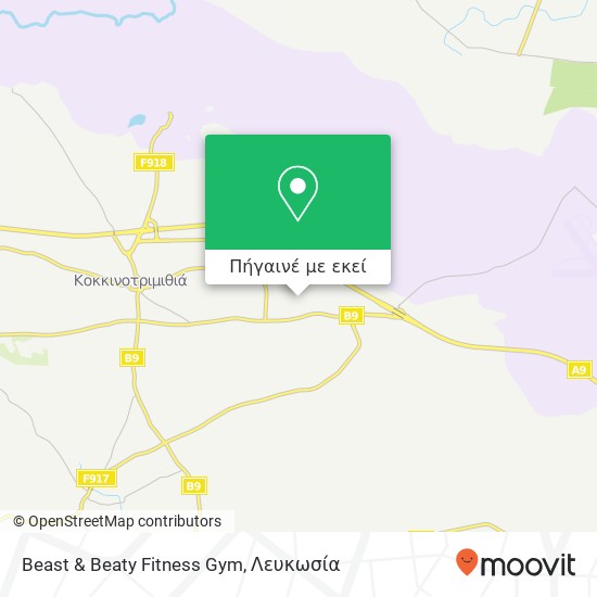 Beast & Beaty Fitness Gym χάρτης
