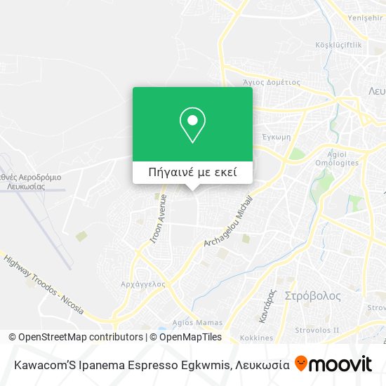 Kawacom’S Ipanema Espresso Egkwmis χάρτης