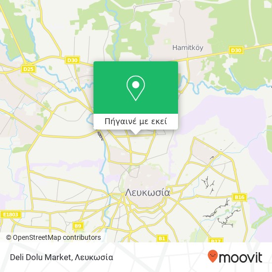 Deli Dolu Market χάρτης