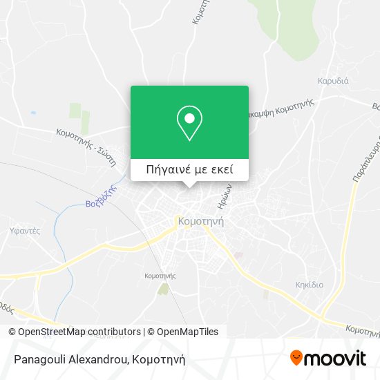 Panagouli Alexandrou χάρτης