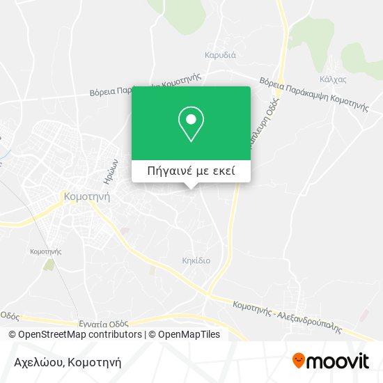 Αχελώου χάρτης