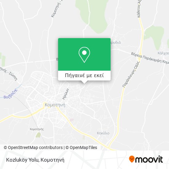 Kozluköy Yolu χάρτης