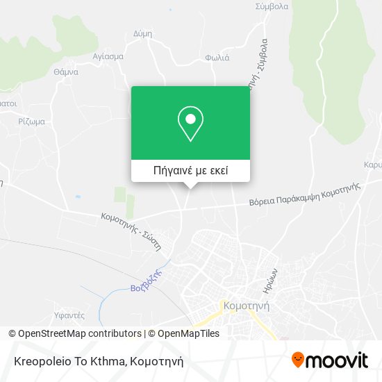 Kreopoleio To Kthma χάρτης