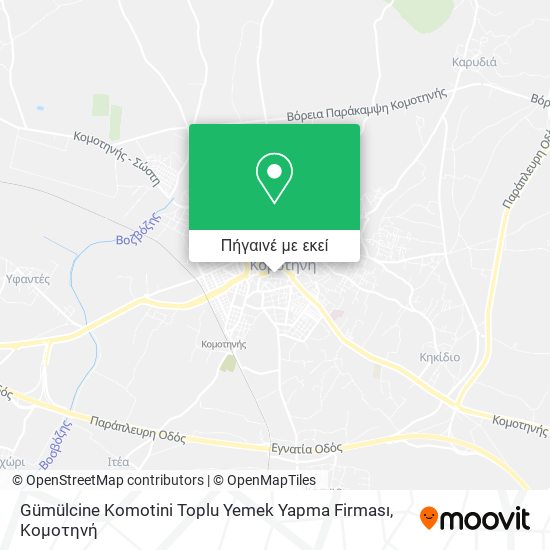 Gümülcine Komotini Toplu Yemek Yapma Firması χάρτης