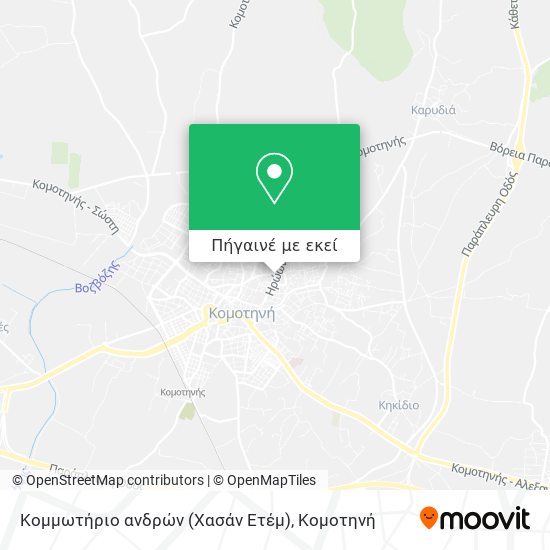 Κομμωτήριο ανδρών (Χασάν Ετέμ) χάρτης