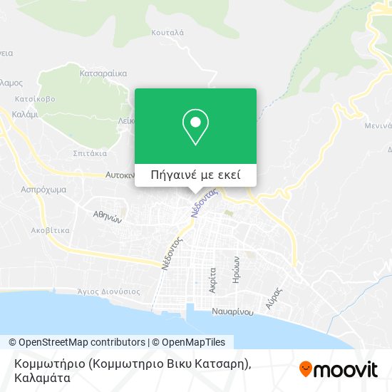 Κομμωτήριο (Κομμωτηριο Βικυ Κατσαρη) χάρτης