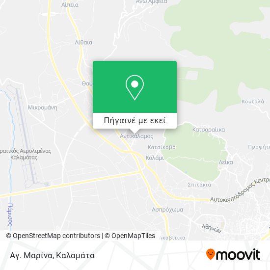 Αγ. Μαρίνα χάρτης