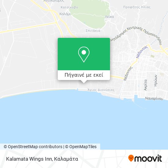 Kalamata Wings Inn χάρτης