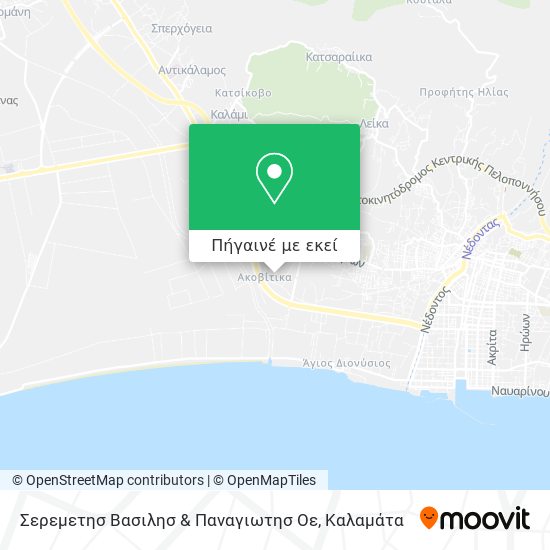 Σερεμετησ Βασιλησ & Παναγιωτησ Οε χάρτης