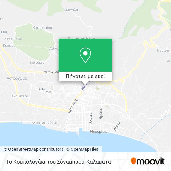 Το Κομπολογάκι του Σόγαμπρου χάρτης