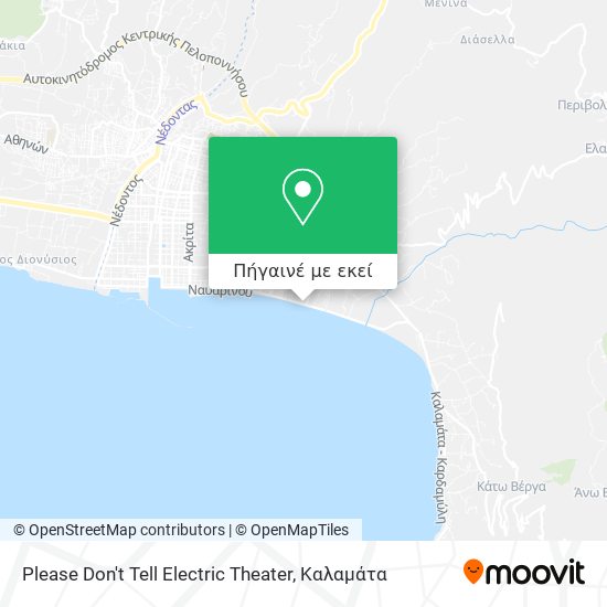 Please Don't Tell Electric Theater χάρτης