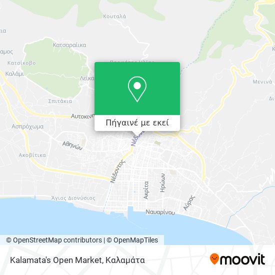 Kalamata's Open Market χάρτης