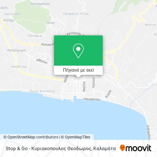 Stop & Go - Κυριακοπουλος Θεοδωρος χάρτης